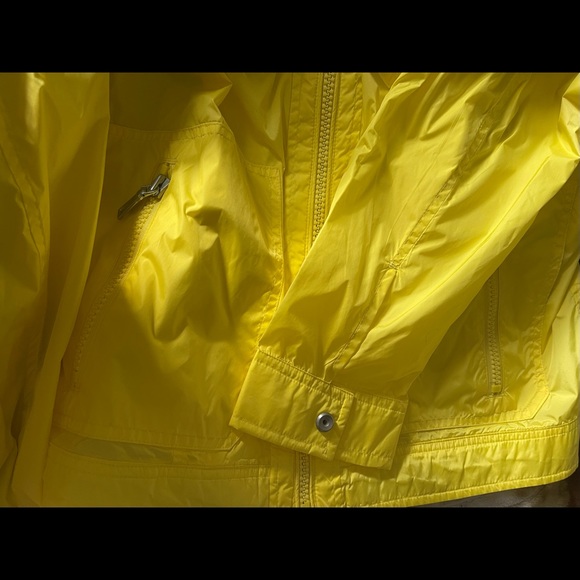 INC International Concepts Yellow Windbreaker - Picture 2 of 2